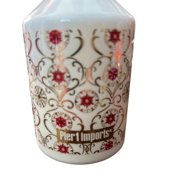 Pier 1 Imports vtg Holiday Hand Soap 16.9oz Lotion 7.9oz  Set Snowflake‎ Design - Picture 5 of 6